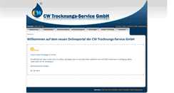 Desktop Screenshot of cw-bautrocknung.de